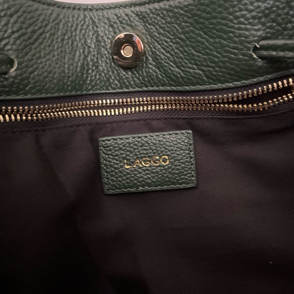 Rich Green Laggo Bag with Tassels - Picture 11 of 11